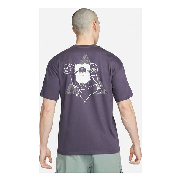 Футболка Nike Acg Hikepy T-Shirt 'Dark Purple', фиолетовый — фото 4
