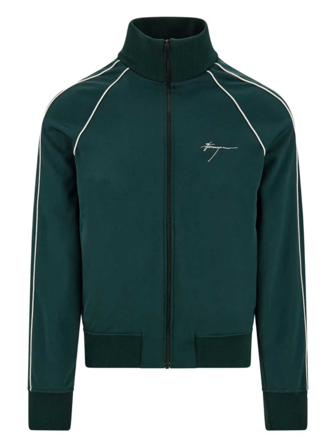 

Толстовка Ferragamo logo-print tracksuit top, зеленый