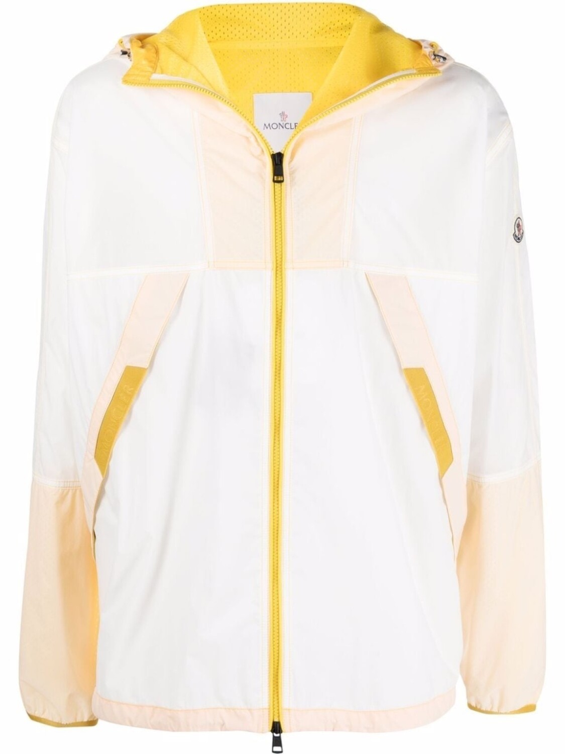 

Moncler плащ Doi с капюшоном, белый