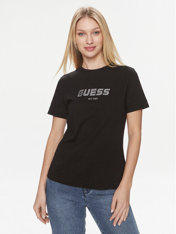 

Футболка стандартного кроя Guess, черный