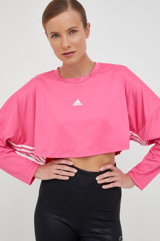

С длинными рукавами для тренировок Hyperglam Adidas adidas, розовый