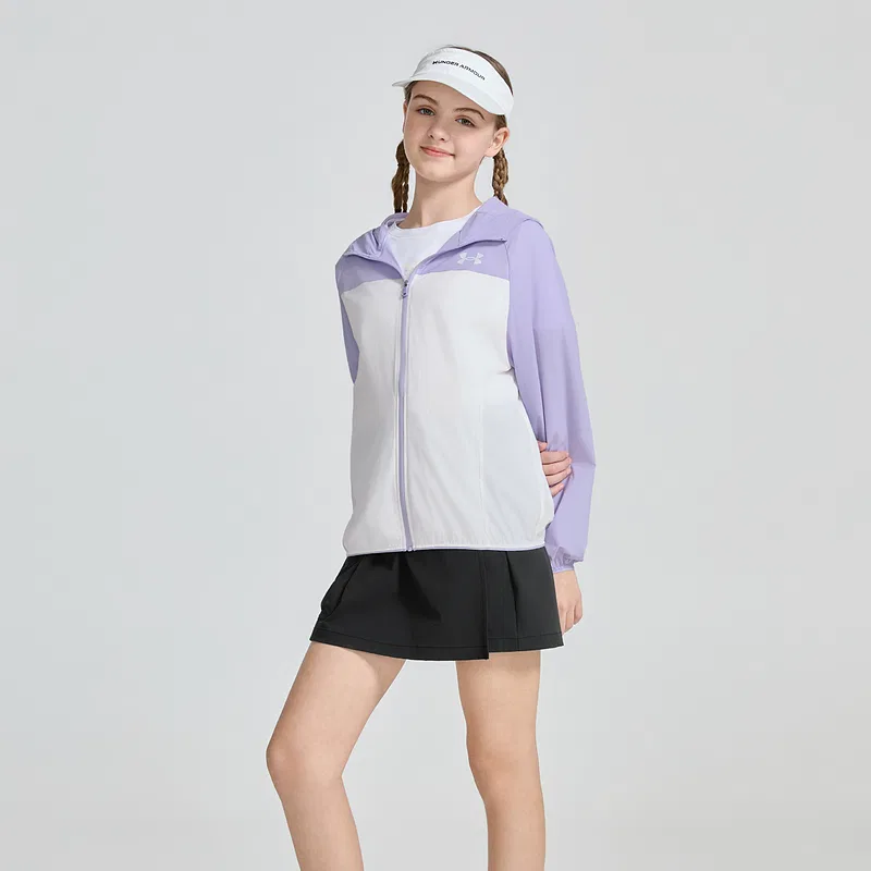 Солнцезащитная одежда для подростков Under Armour лавандовый — фото 4