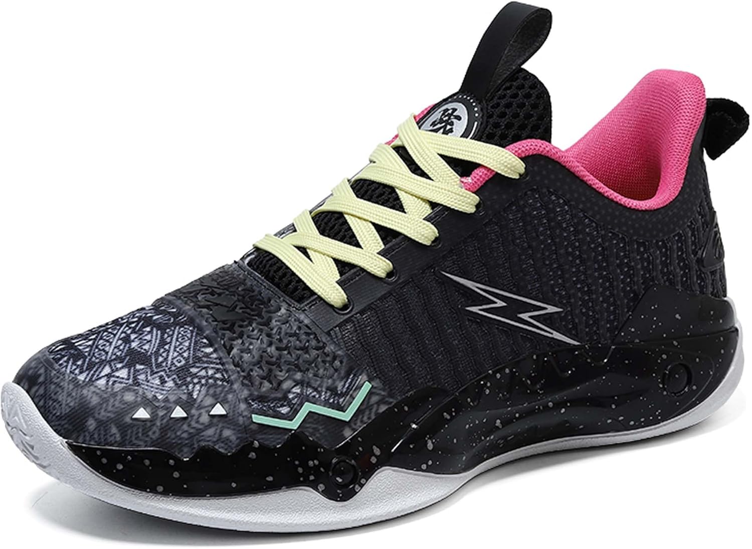 

Молодежные мужские и женские тренировочные баскетбольные кроссовки светящиеся, легкие, модные, с антискользящей подошвой и дышащие Dzbajrqm, черный