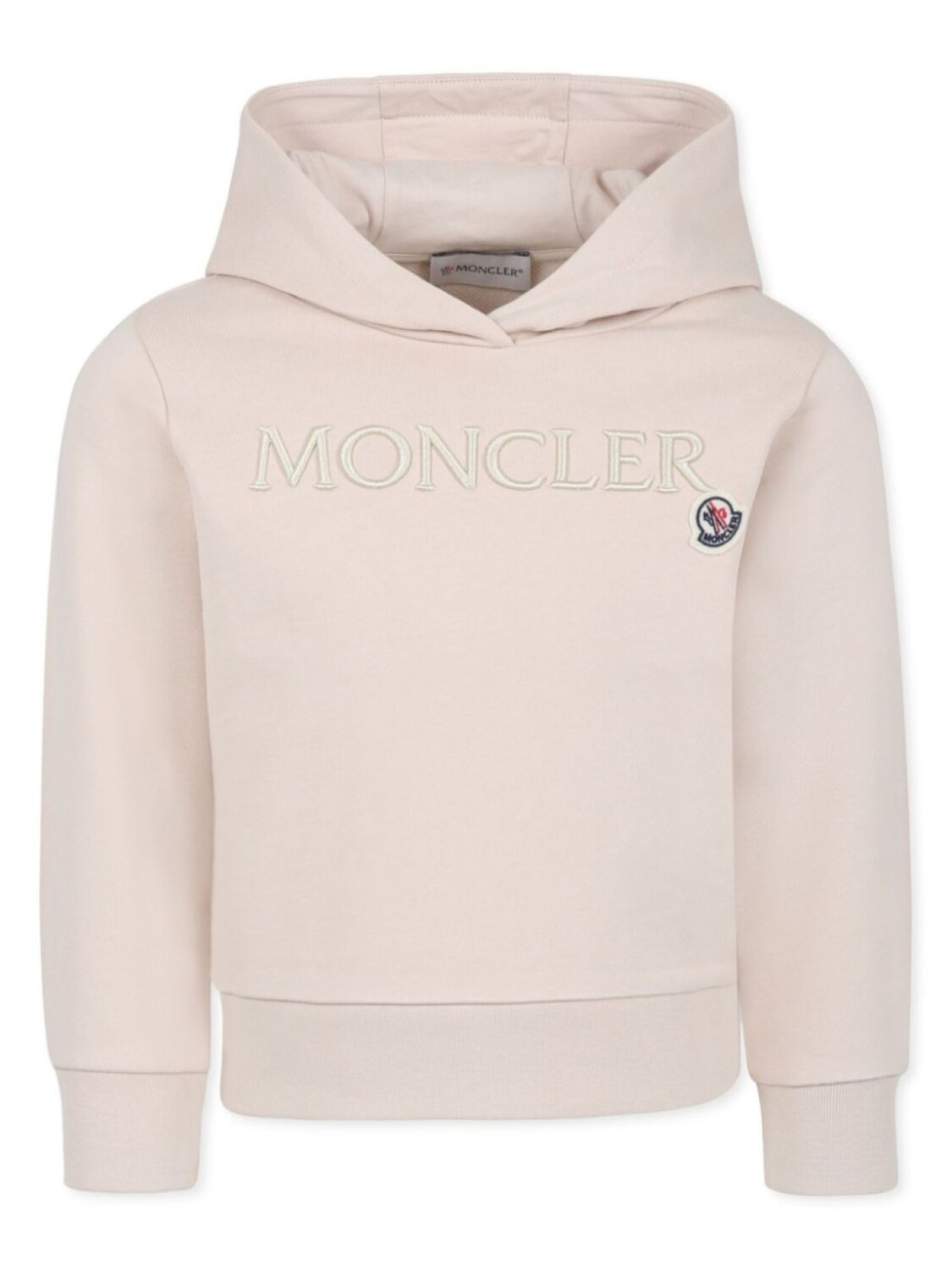 

Толстовка с вышитым логотипом Moncler Enfant, розовый