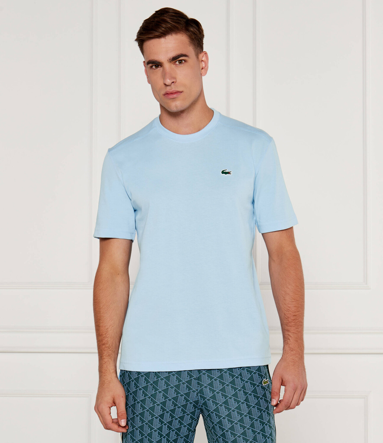

Футболка Lacoste Regular Fit, небесно-голубой