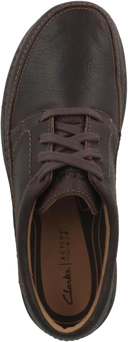 Мужские кожаные туфли Clarks, темно-коричневый — фото 2