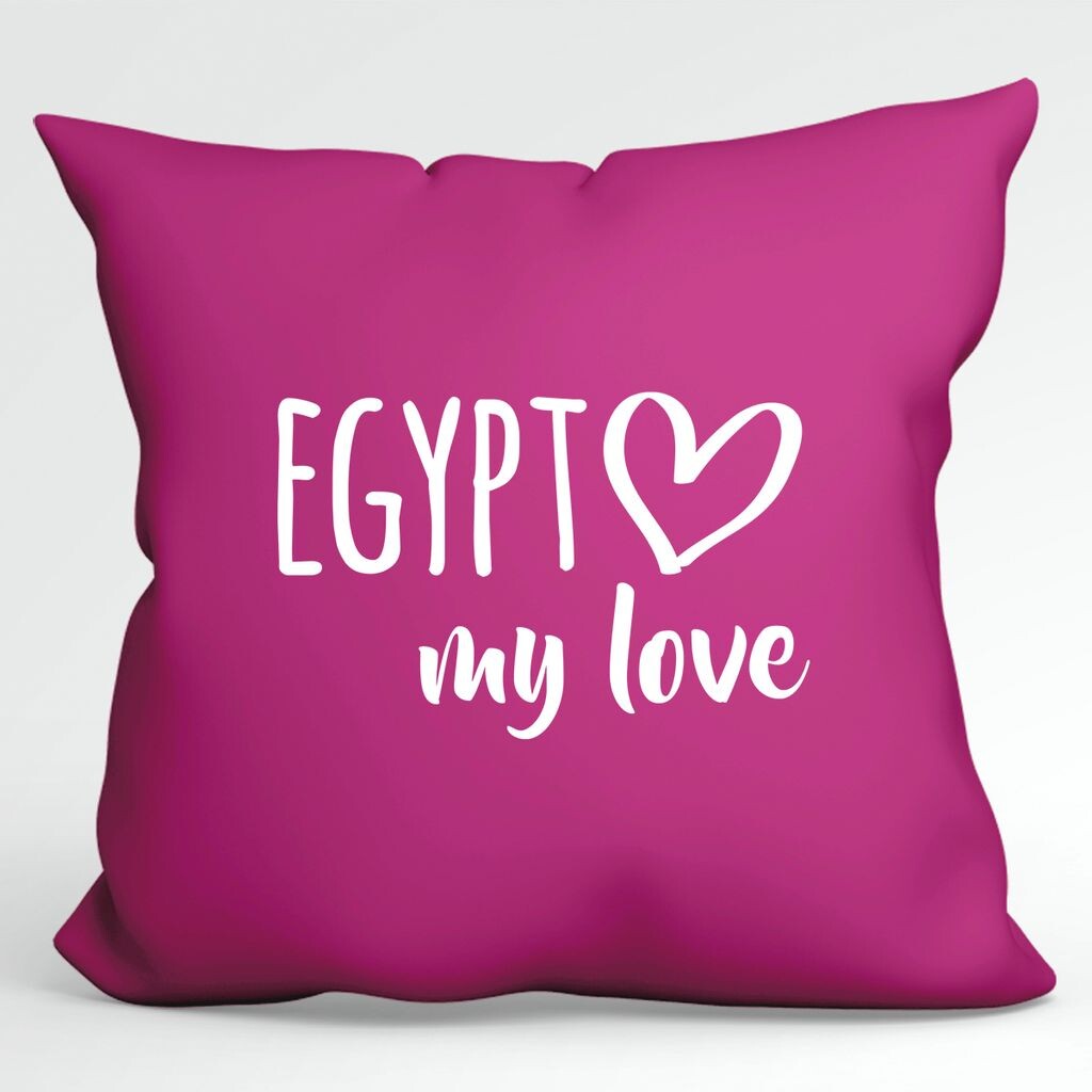 

Подушка Huuraa Egypt my love декоративная подушка с наполнителем размер 40х40см цвета фуксии для всех любителей Египта идея подарка для друзей и семьи Hellweg Druckerei