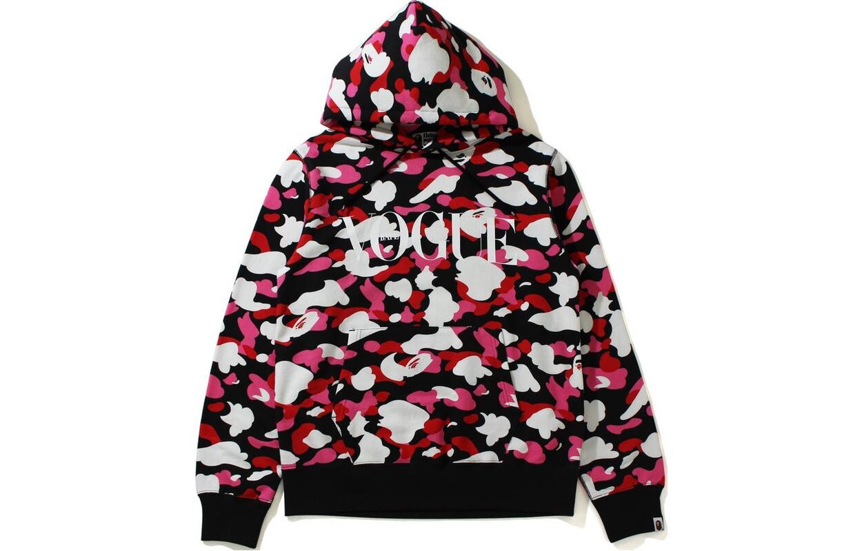 

Толстовка с капюшоном BAPE X VOGUE ABC Camo A Bathing Ape, черный