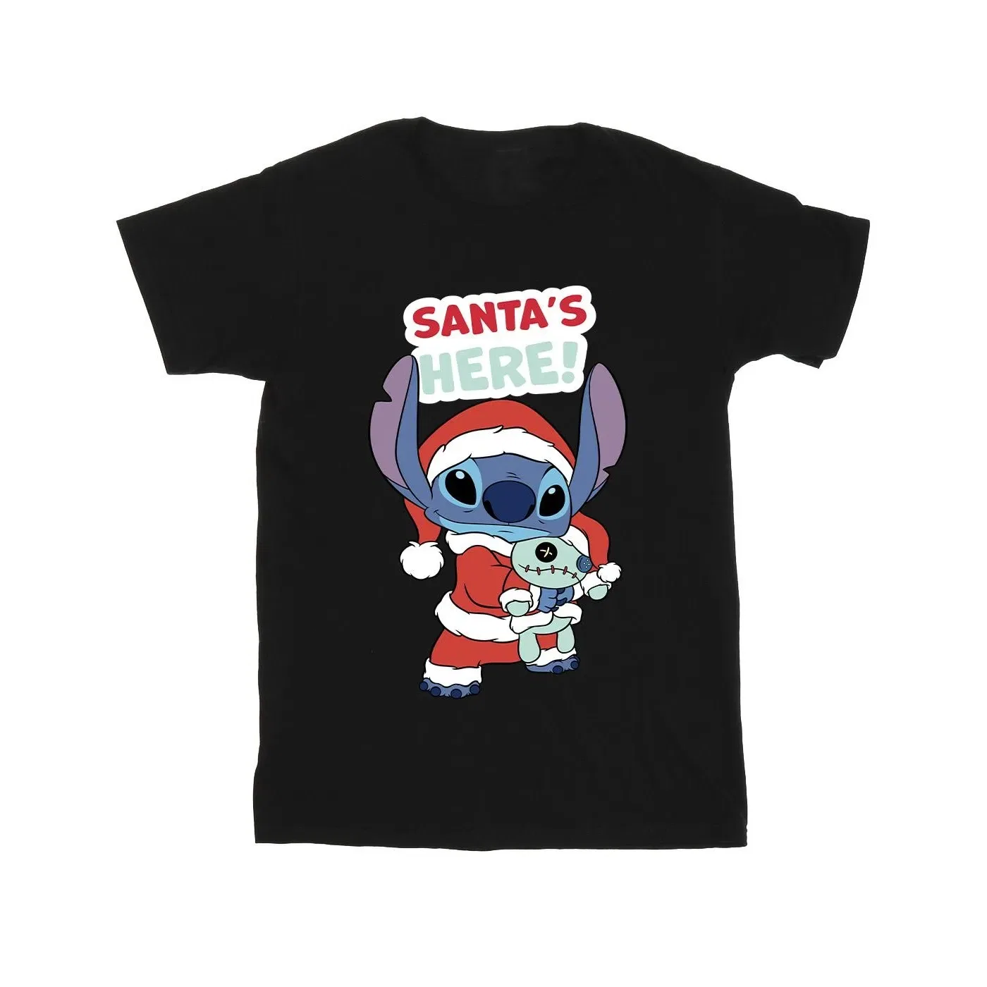 Детская футболка с принтом Disney Lilo & Stitch, черный — фото 2