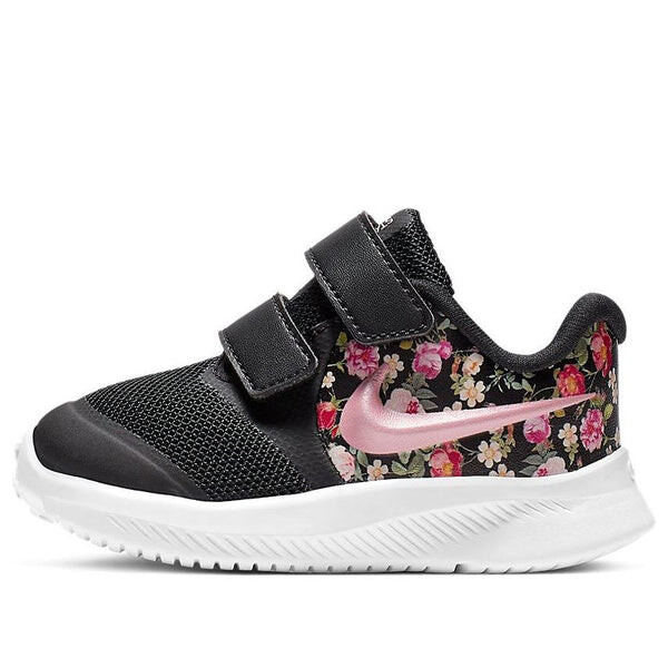 

Кроссовки star runner 2 винтажные цветочные на липучке Nike, черный