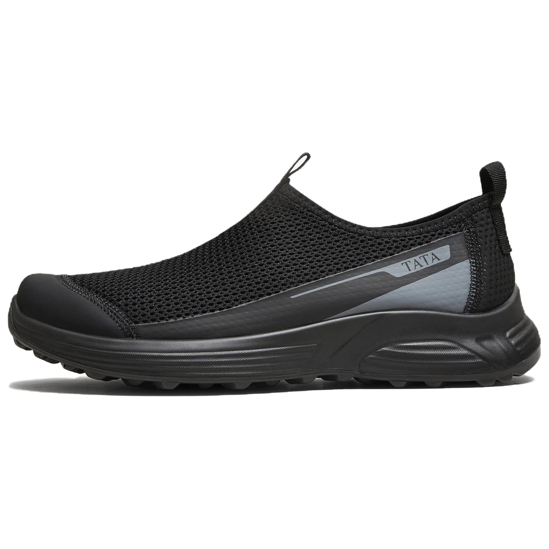 Мужские повседневные кроссовки Men's Low top черный, Ecru/Black Tata, экрю/черный — фото 3