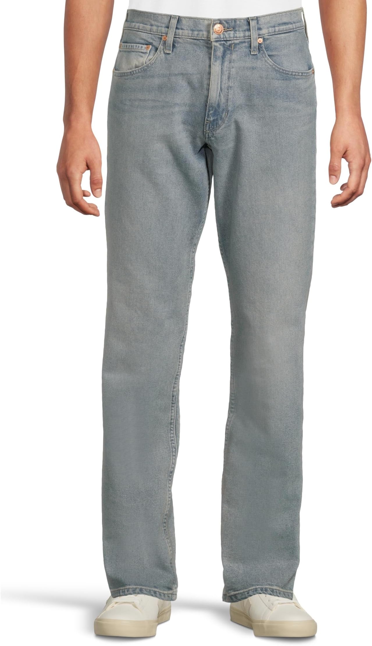 

Брюки Paige Doheny Paige Heritage Relaxed Straight Leg Jeans, цвет Florence