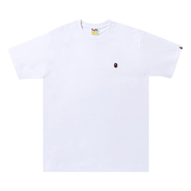 

Футболка BAPE Ape Head One Point 'White', белый
