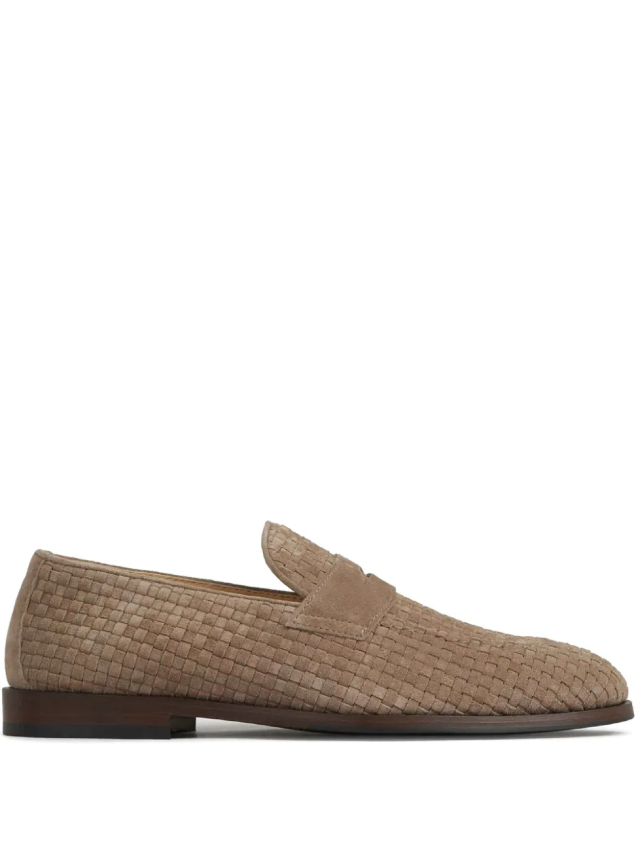 

Лоферы Brunello Cucinelli из переплетенной ткани, нейтральный