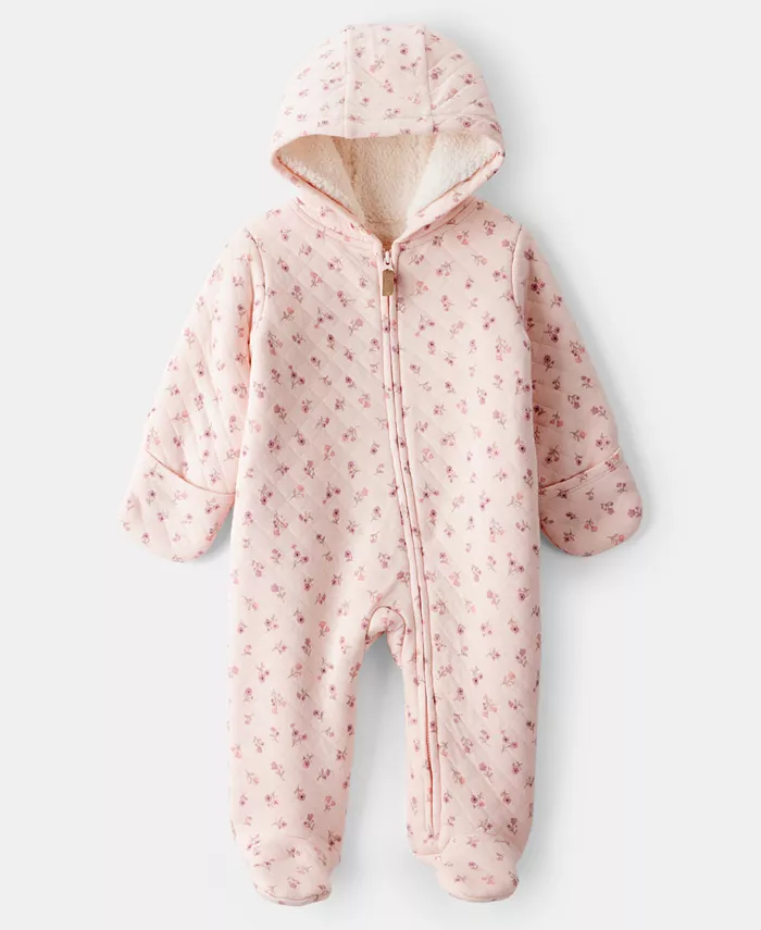 

Детский комбинезон с длинными рукавами Carter'S, розовый