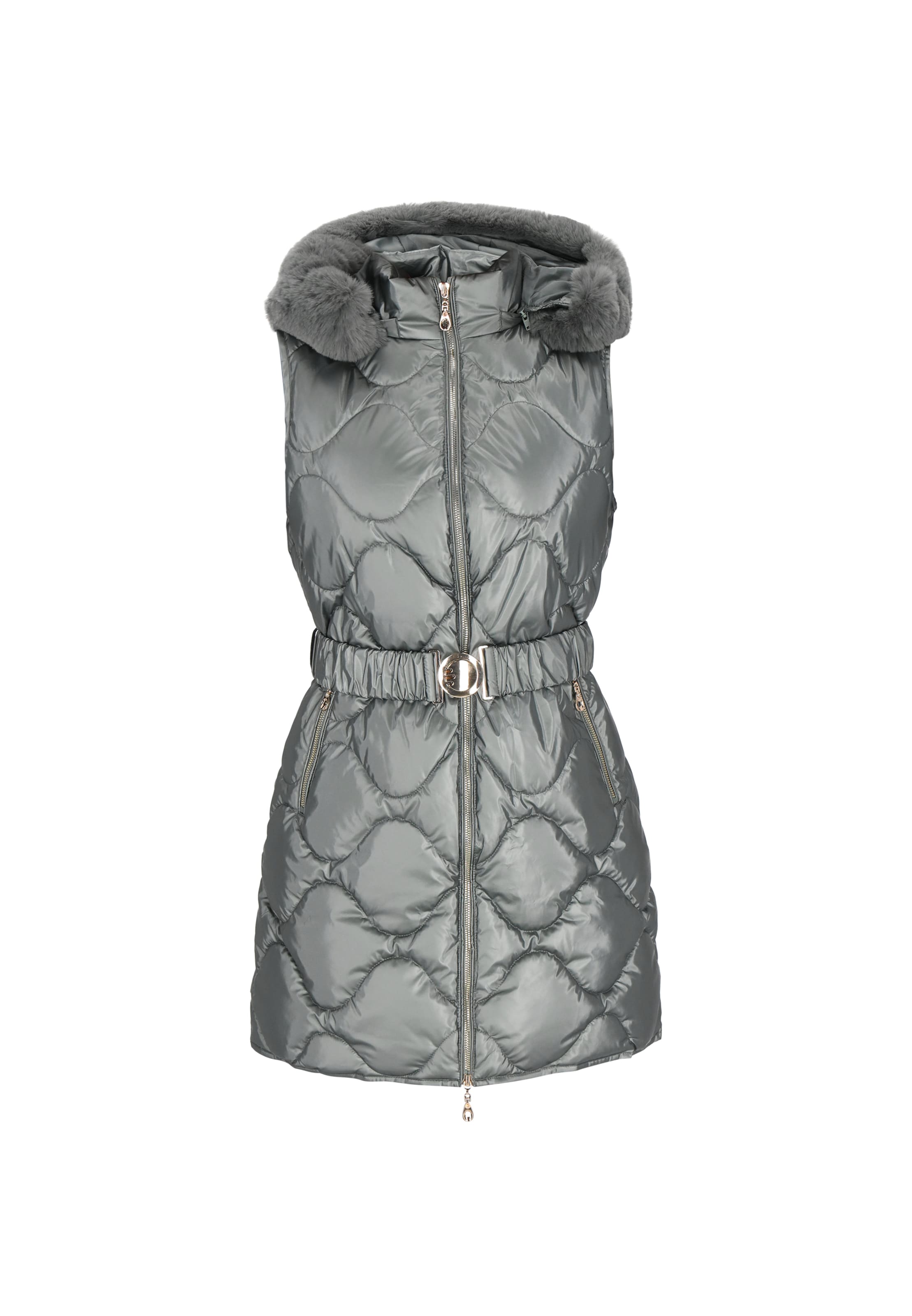 

Faina Жилет в пастельно-зеленом цвете