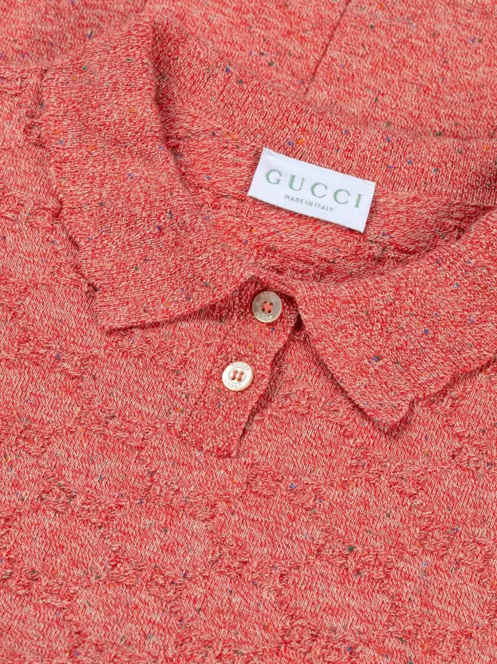 Вязаное платье с плиссировкой Gg Gucci Kids, красный — фото 2