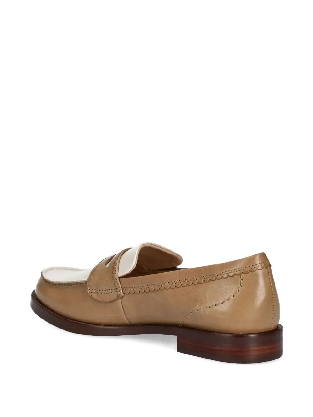 Лоферы в двух тонах Clarks Originals, коричневый — фото 3