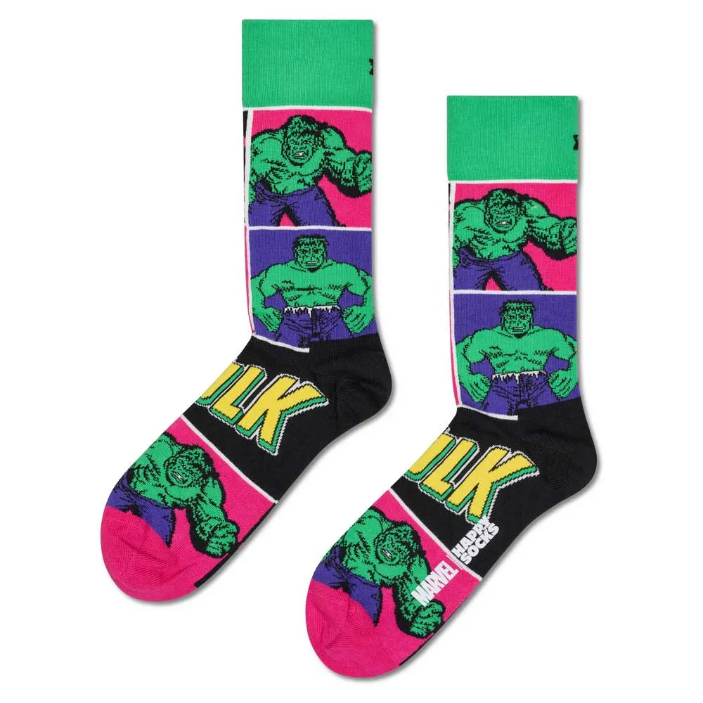 

Носки Happy Marvel the hulk opt 1 crew, разноцветный