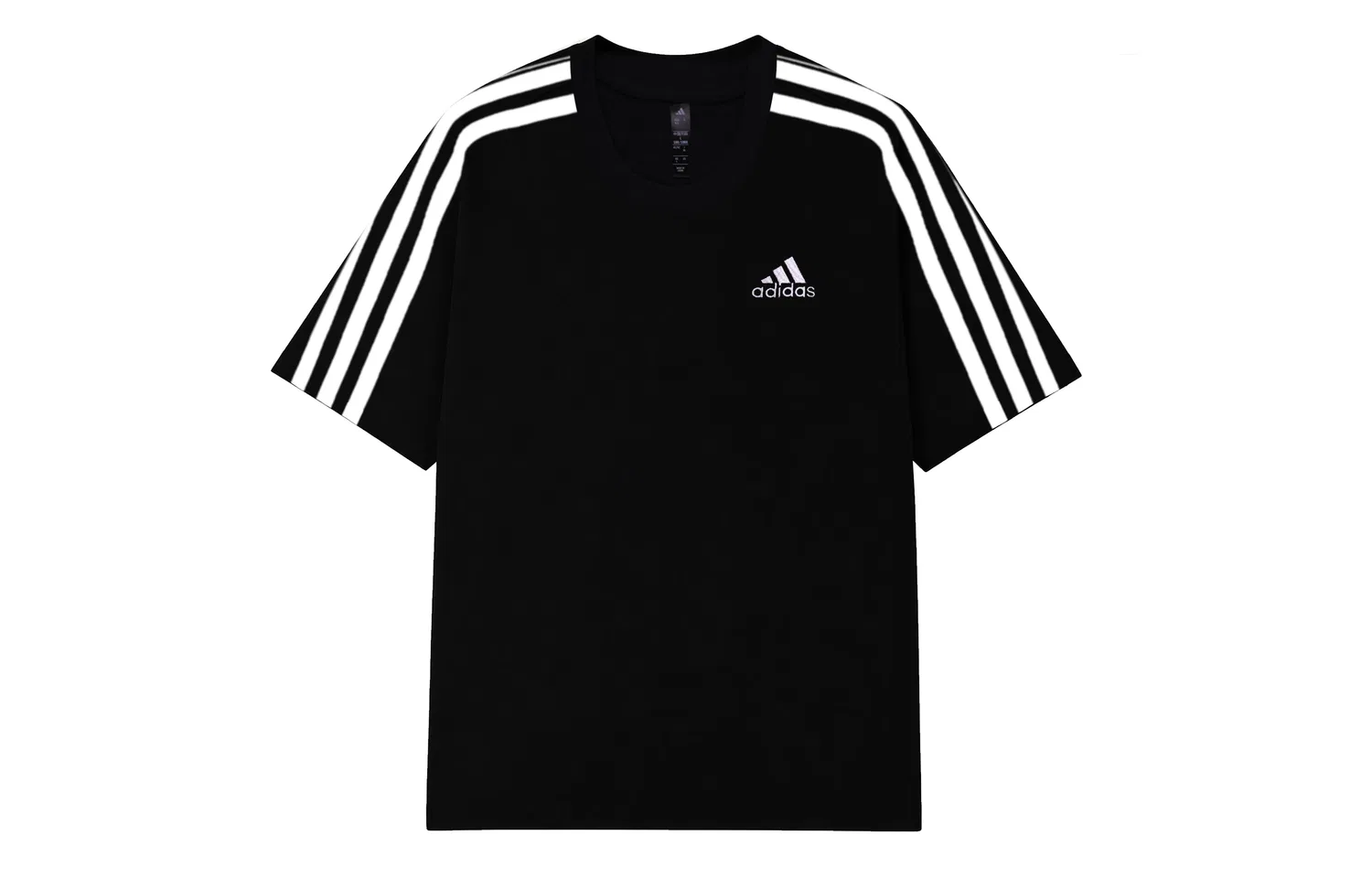 Футболка хлопковая с логотипом Adidas Must Haves черная
