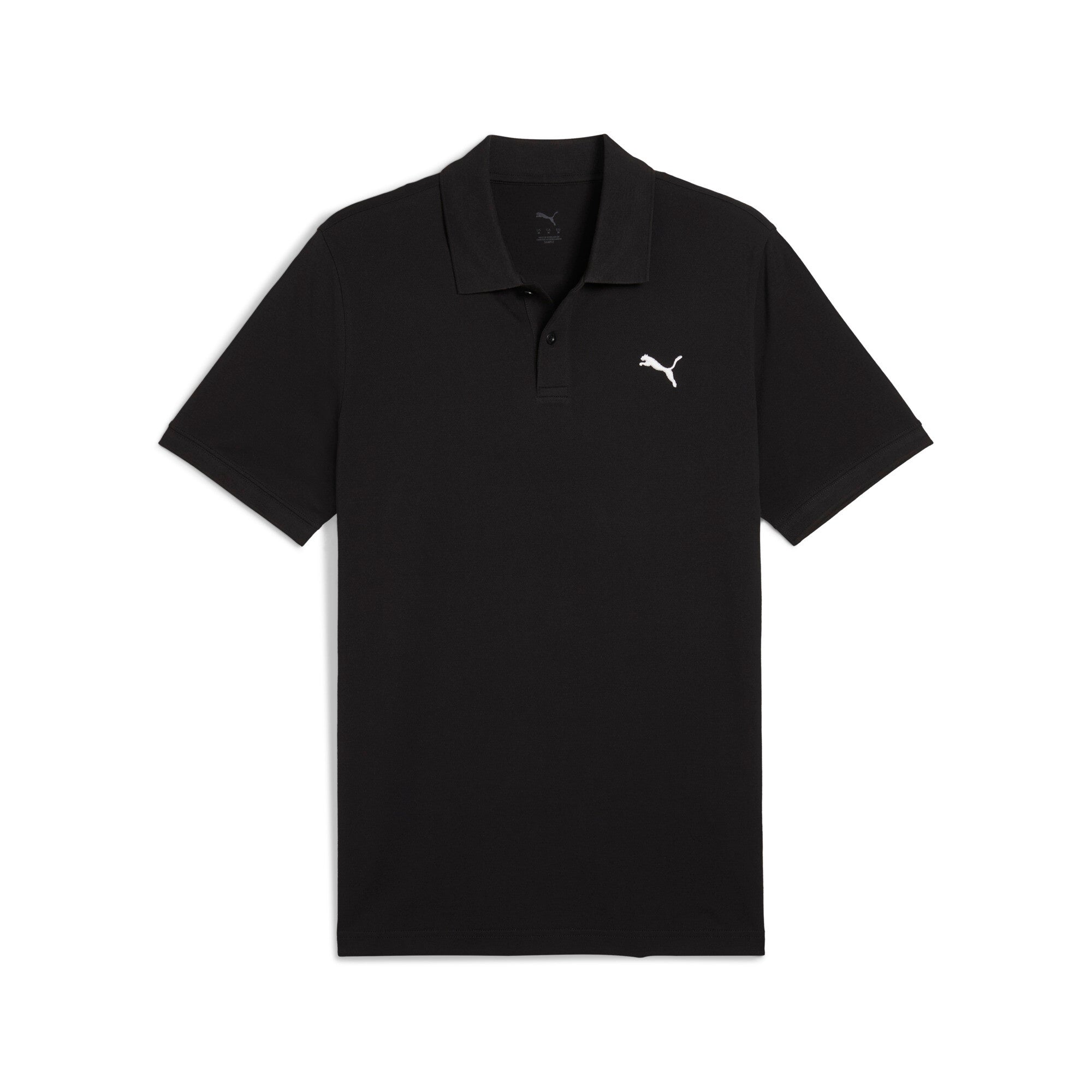 

PUMA Мужская футболка-поло Essentials Pique, черный