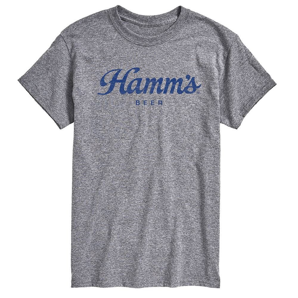 

Мужская футболка Hamm's Can Grid с рисунком Licensed Character, цвет Heather Gray