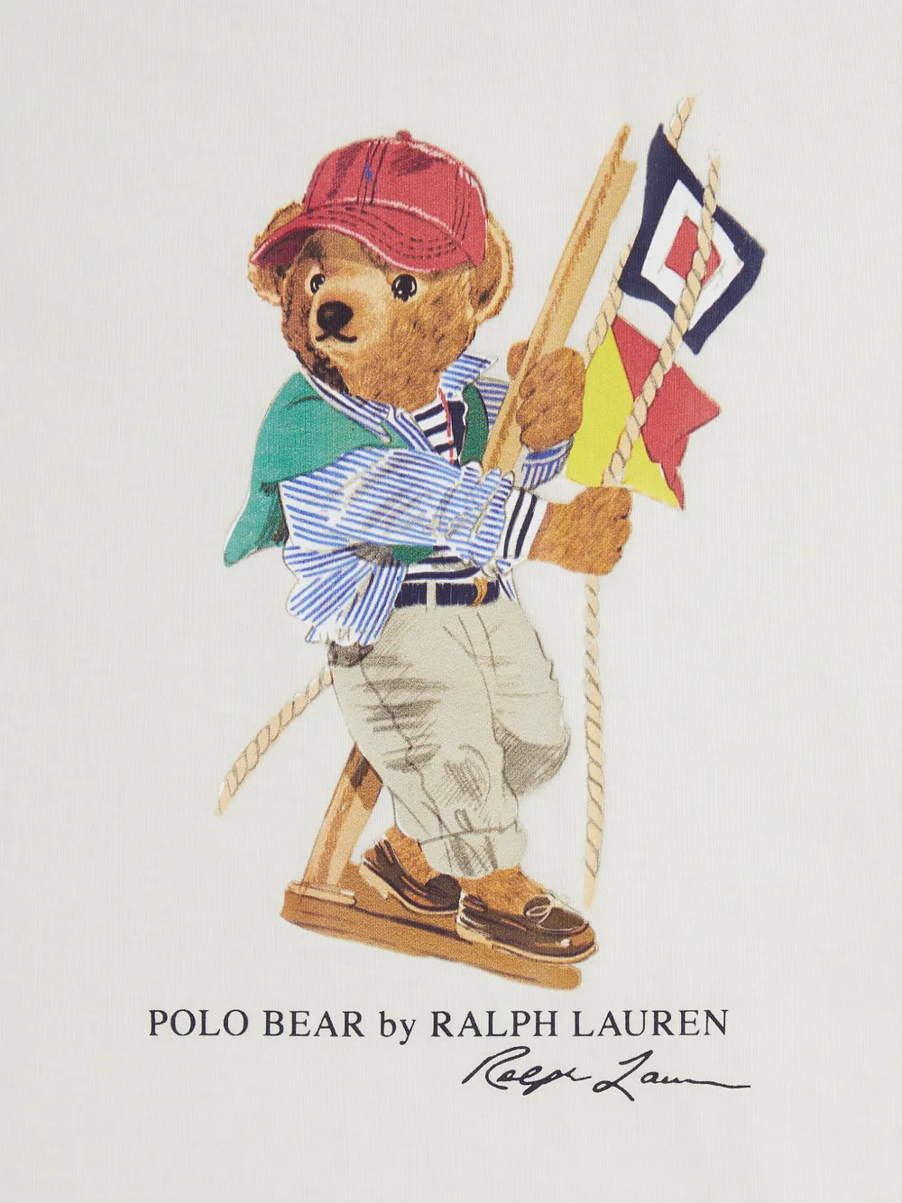 Футболка Polo Bear Polo Ralph Lauren Kids, белый — фото 3