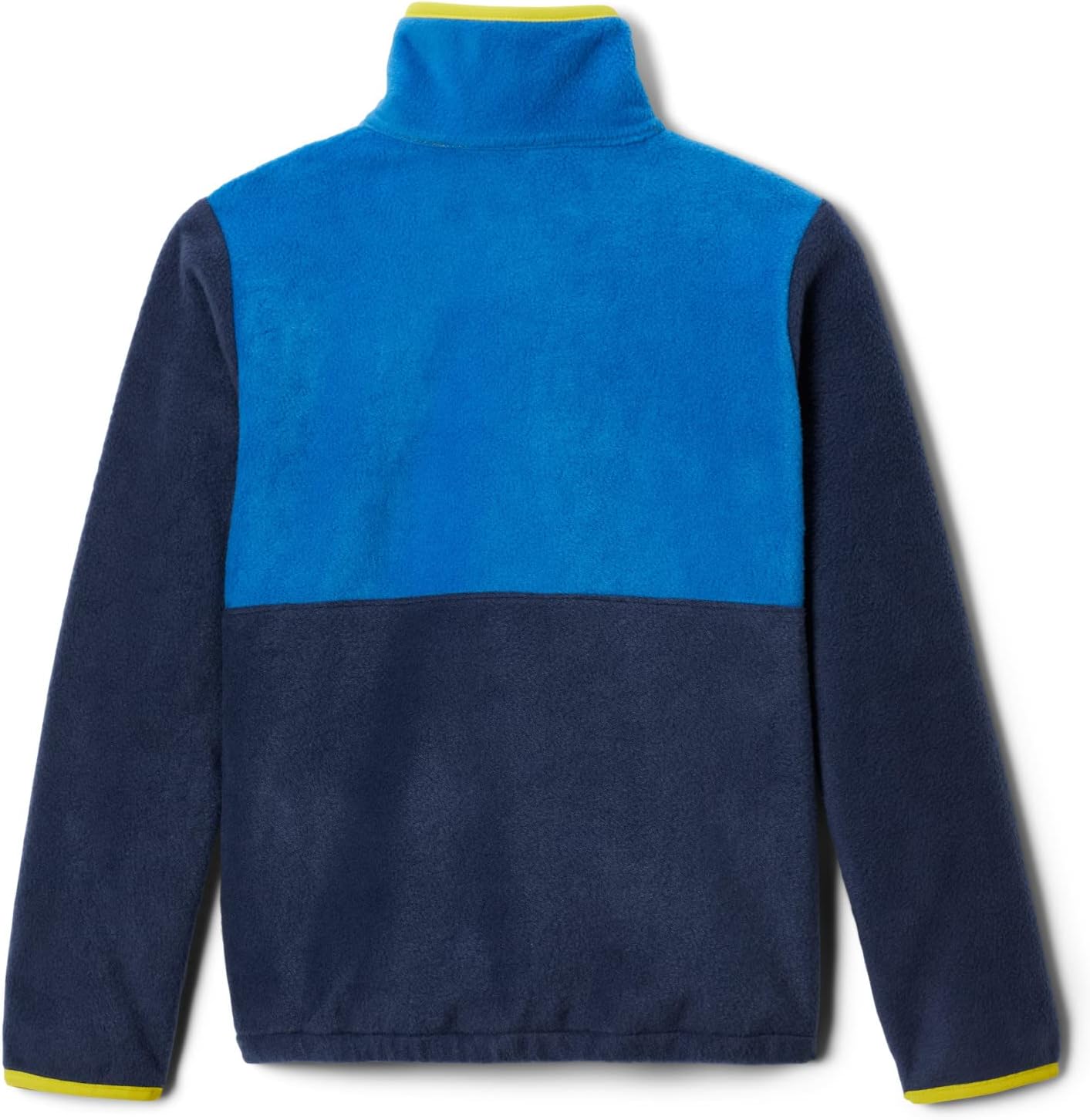 Columbia Kids' Back Bowl Full Zip Fleece, Collegiate Navy/Bright Indigo/Laser Lemon — фото 2