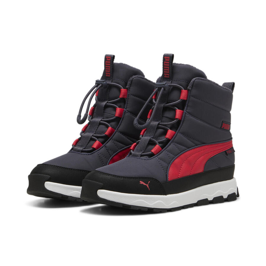

Ботинки PUMA Evolve Puretex Youth PUMA Galactic Gray Tart Cherry Black Red