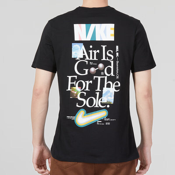 Футболка Nike Just Do It Sportswear 'Black', черный — фото 3