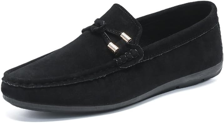 

Мужские лоферы JIADELI из замши, мокасины с пенни-деталью, гибкие, противоскользящие, для улицы, на выпускной, с легким надеванием (Цвет: серый.5)