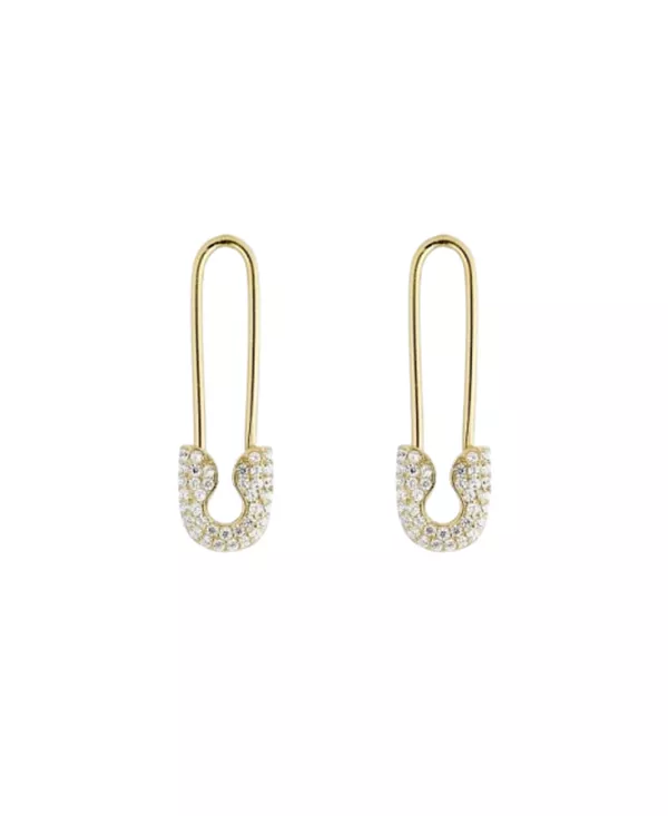 

Серьги-Булавки с паве, украшенные драгоценными камнями, из стерлингового серебра Spero London, gold