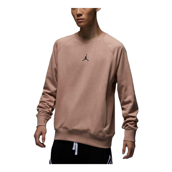 

Свитер dri fit logo флисовый пуловер Air Jordan, коричневый