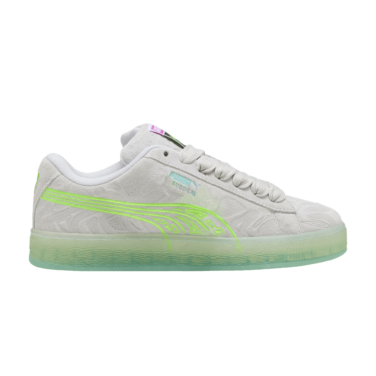 

Кроссовки Suede XL 'Alien - Silver Mist Peaceful Blue', серый