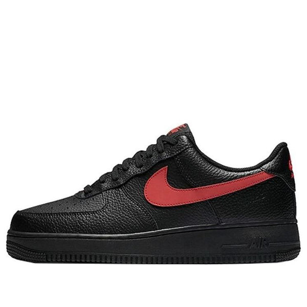 

Кроссовки air force 1 low '07 'black university red' Nike, черный