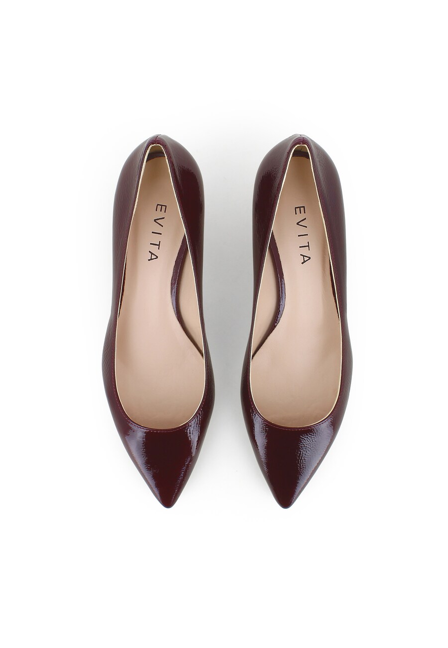 Туфли на высоком каблуке EVITA Pumps Giorgia, бордо — фото 3