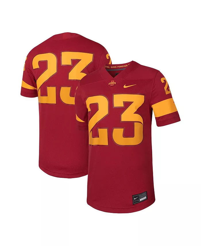 

Мужская футбольная реплика джерси #00 Iowa State Cyclones Untouchable Nike, красный