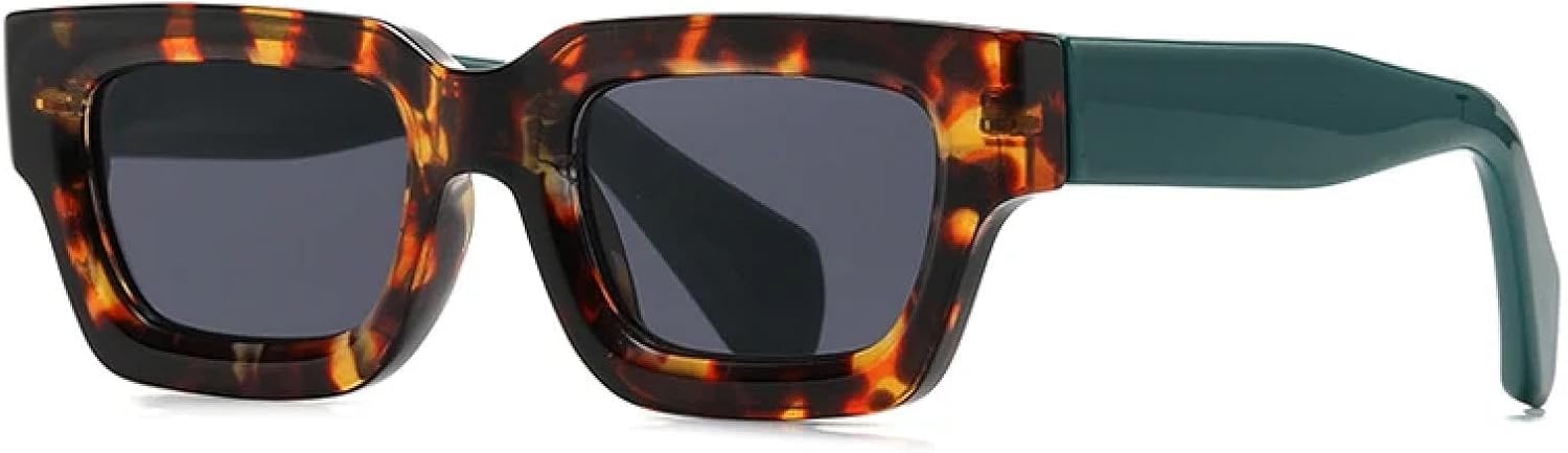 

Солнцезащитные очки с защитой от УФ-излучения UV400 | Женские очки с прозрачными градиентными линзами для занятий спортом на открытом воздухе и вождения DSVIGF, Leopard Green Grey