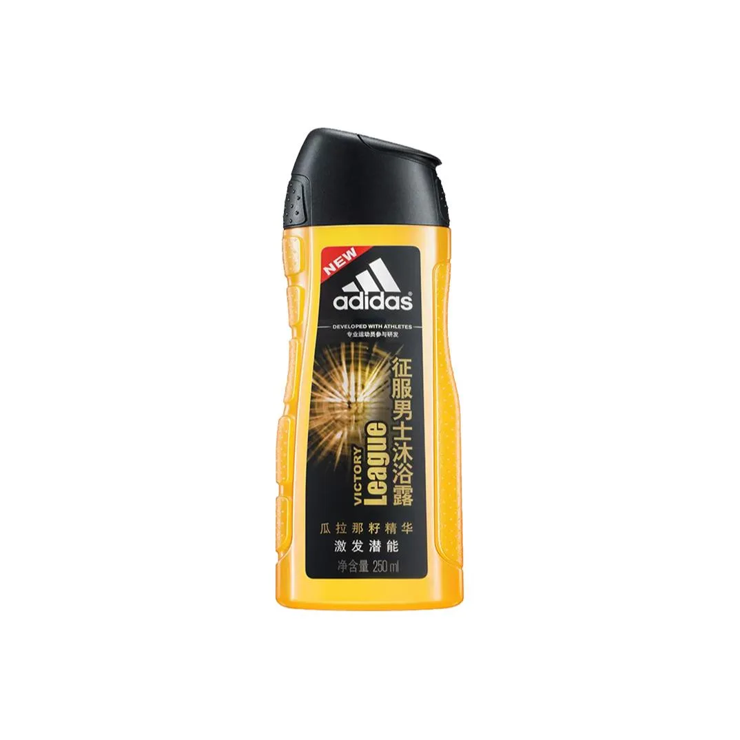 Adidas Мужской гель для душа Active Conquer 250 мл с охлаждающим ароматом мыла, 250ml * 2 Bottles — фото 3