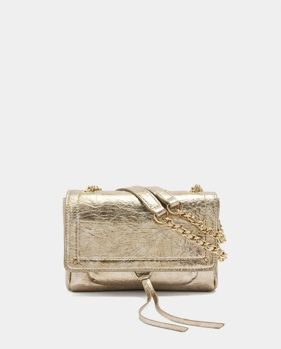 

Вечерняя сумка, трансформер в сумку через плечо, из лакированной кожи с магнитной застежкой, однотонная Parfois