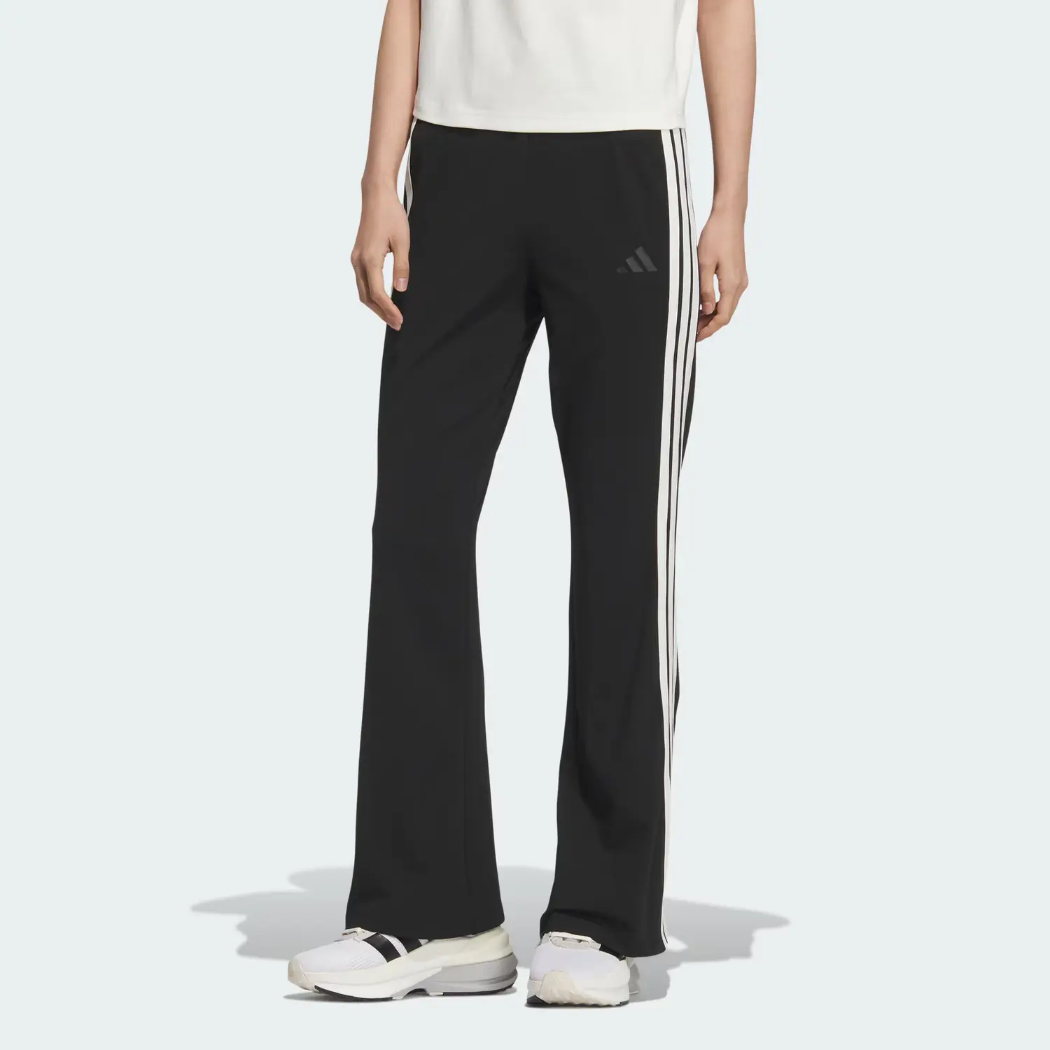 Женские повседневные брюки Climacool SS25 Adidas, черно-белый — фото 3