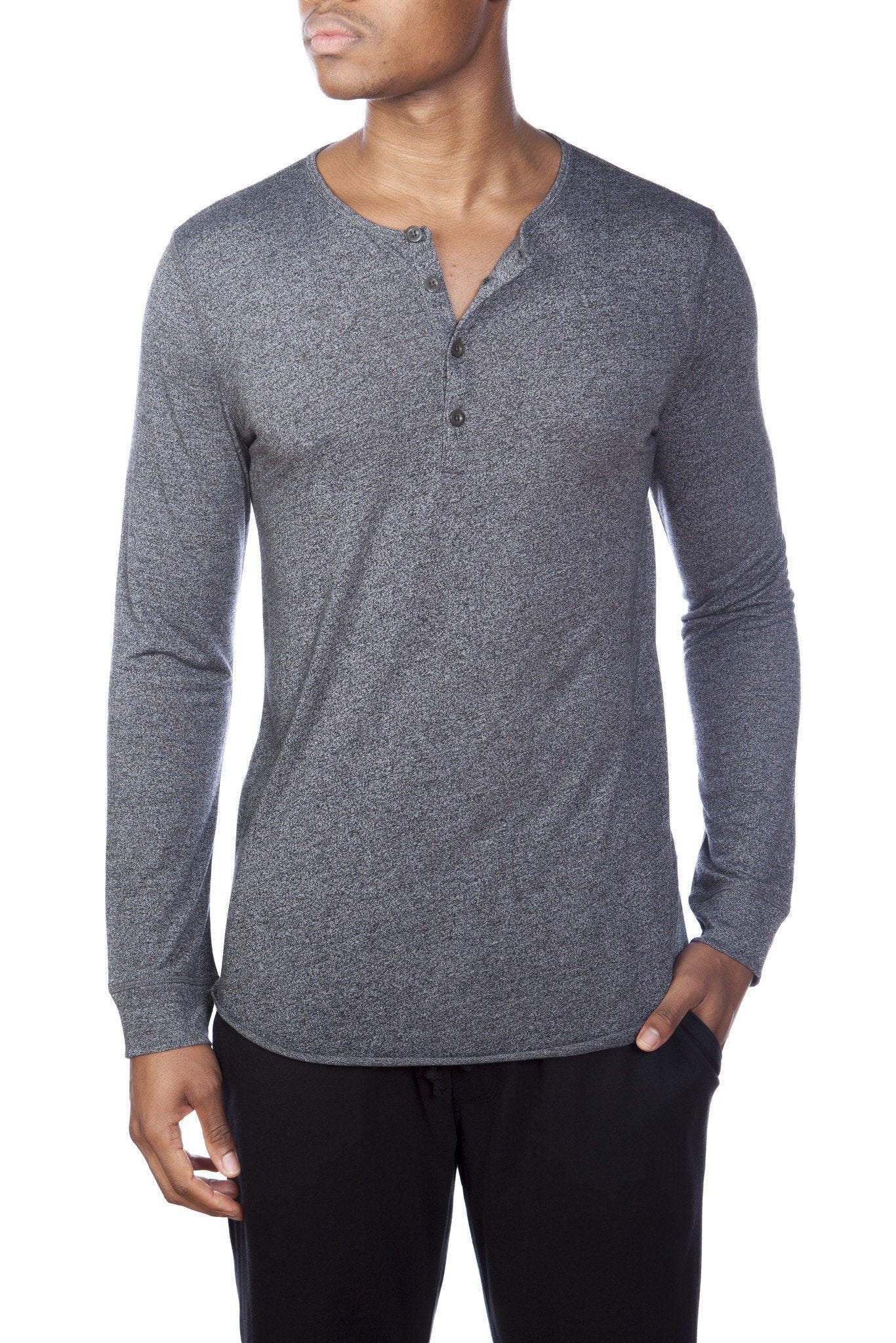 

Поливискозная кофта с длинным рукавом Unsimply Stitched, цвет melange grey