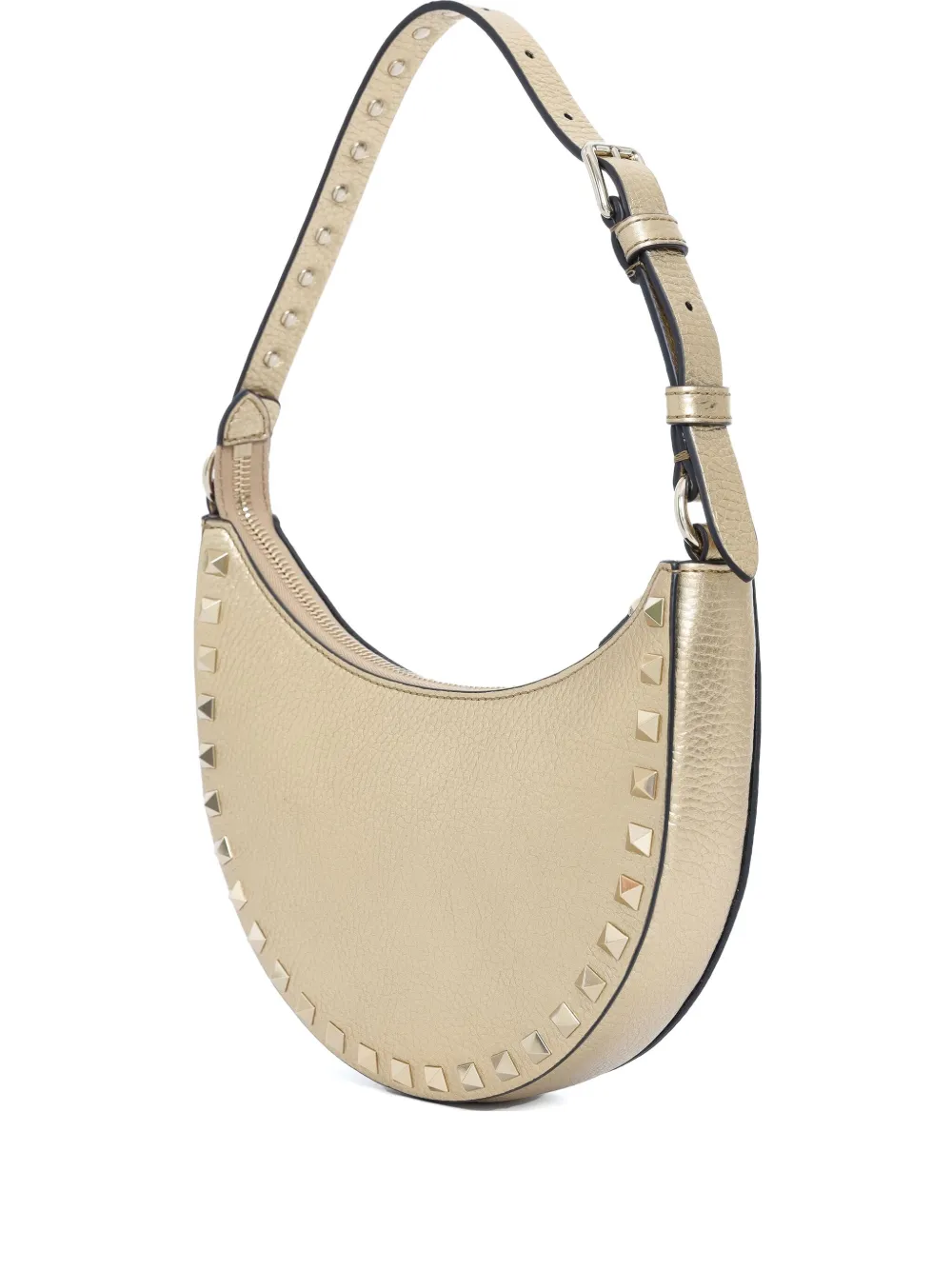 

Кожаная сумка через плечо Rockstud VALENTINO GARAVANI, золотой