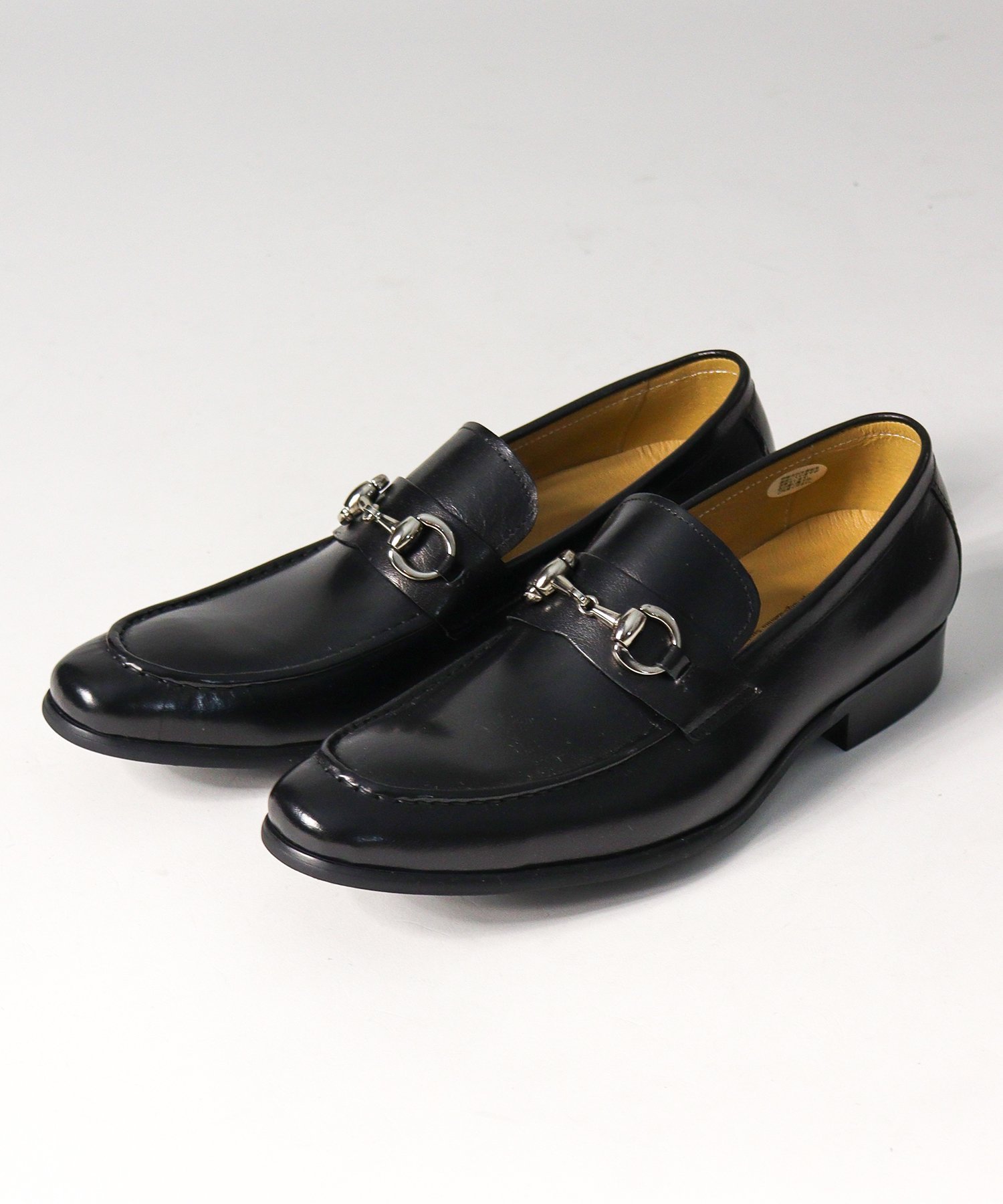 Деловые лоферы из телячьей кожи буйвола 1304 Sarabande, black
