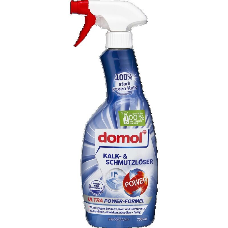 

Мощное средство для удаления известкового налета и грязи domol, 750 ml