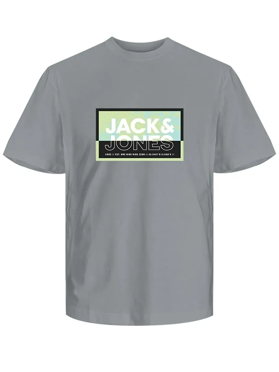 

Футболка Jack & Jones "JCOLOGAN SUMMER PRINT TEE CREW NECK FST", цвет High-Rise