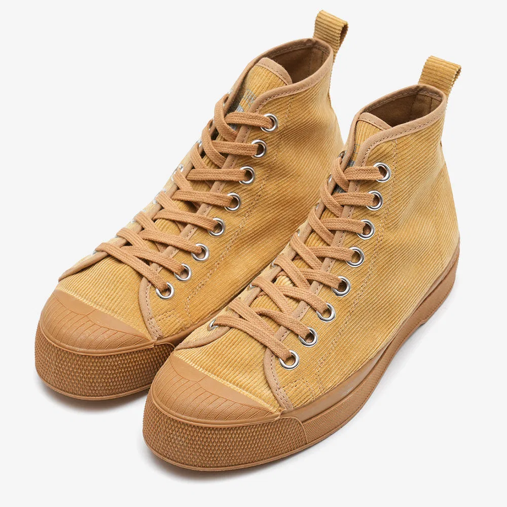 Мужские высокие кеды Stella Corduroy B79 цвета кэмел от Bensimon — фото 2
