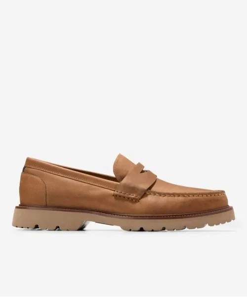 Мужские кожаные лоферы COLE HAAN American Classics жёлтые