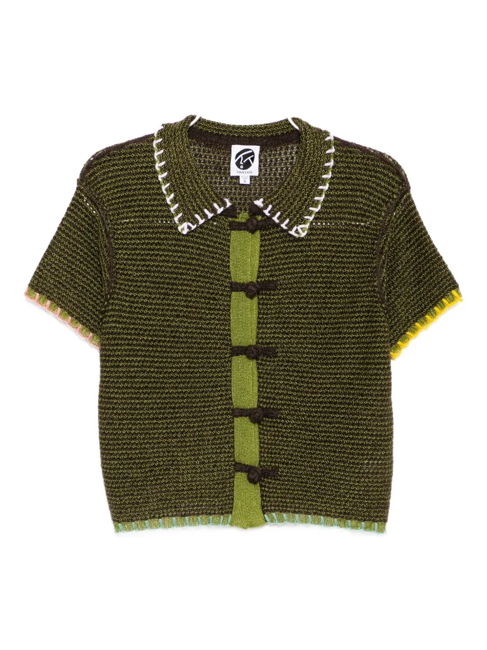

Кардиган Netty YANYAN KNITS, зеленый
