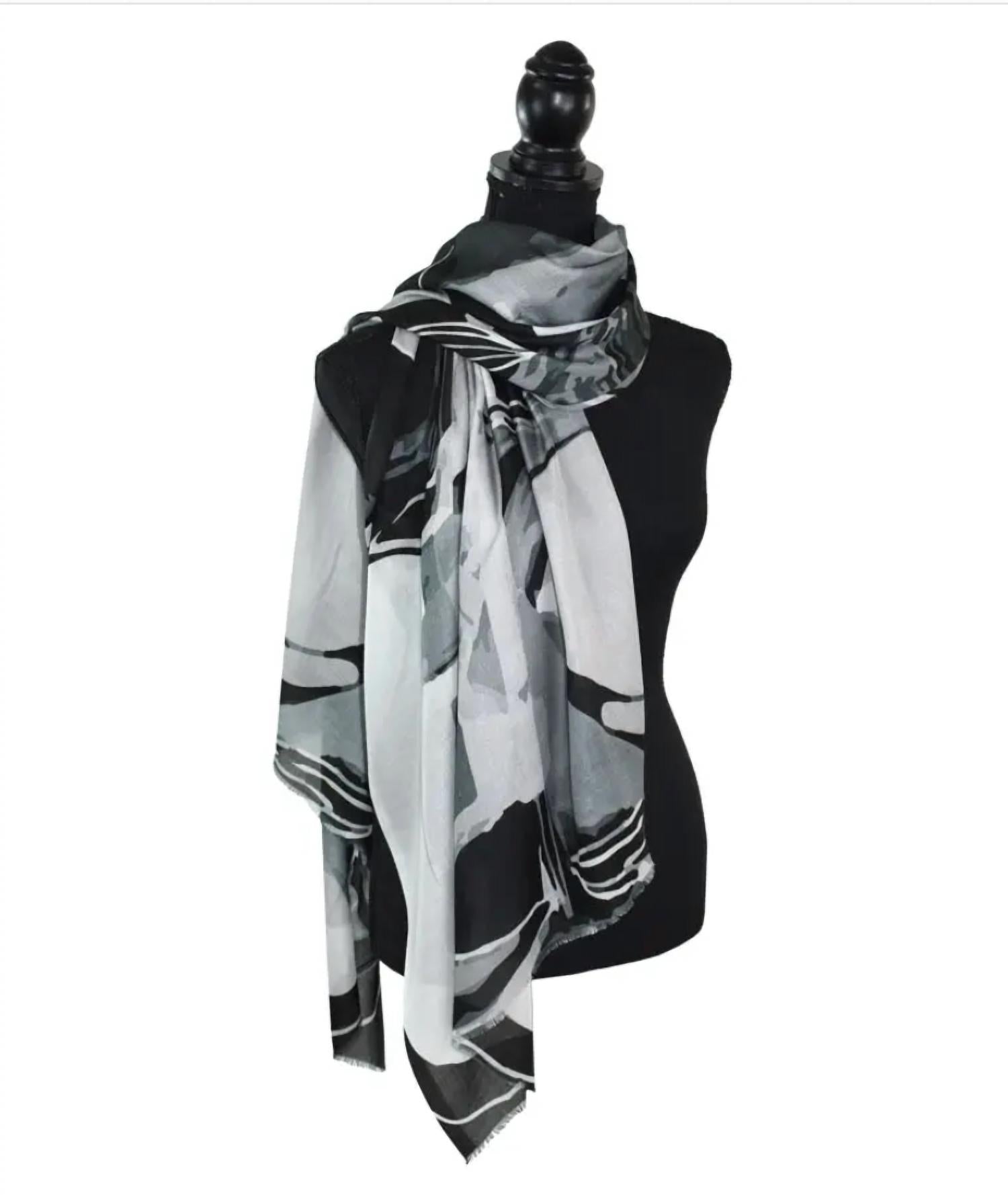 

Женский шарф Armstrong в оттенках серого Dupatta Designs